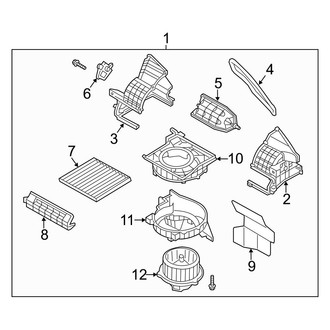 Hyundai OE - Air Conditioner & Heater - Blower Motor & Fan (Base)