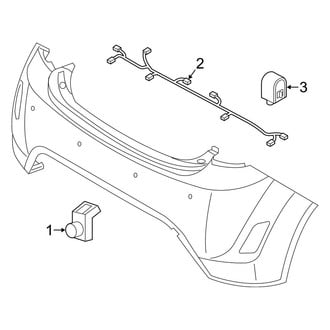Hyundai OE - Electrical Components (Reverse Sensor), (D Engine VIN Character)