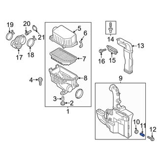 Hyundai OE - Air Filter Housing Sleeve