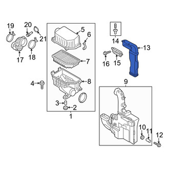 Hyundai OE - Engine Air Intake Hose