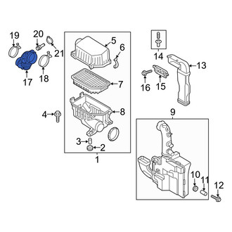 Hyundai OE - Engine Air Intake Hose