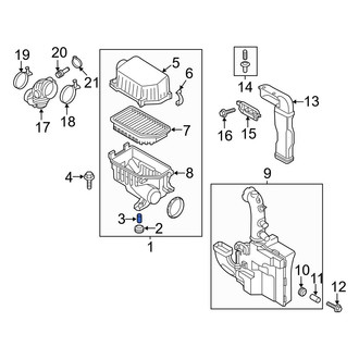 Hyundai OE - Air Filter Housing Sleeve