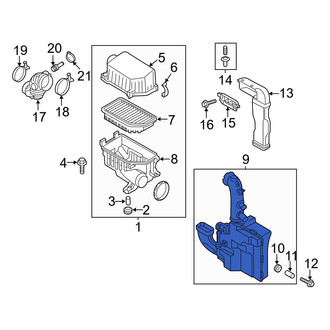 Hyundai OE - Engine Air Intake Resonator