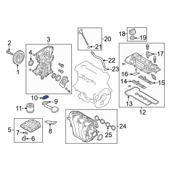 Engine Oil Strainer Gasket