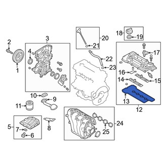 Hyundai OE - Engine Valve Cover Gasket