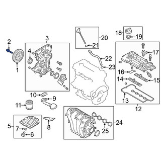 Hyundai OE - Engine Crankshaft Pulley Bolt