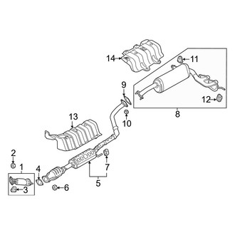 Hyundai OE - Exhaust System - Exhaust Components