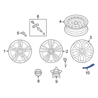 Hyundai OE - Wheel Cap