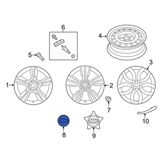 Hyundai OE - Wheel Cap