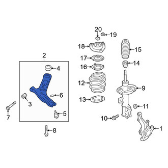 Hyundai OE - Front Left Suspension Control Arm