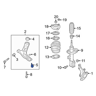 Hyundai OE - Front Suspension Ball Joint