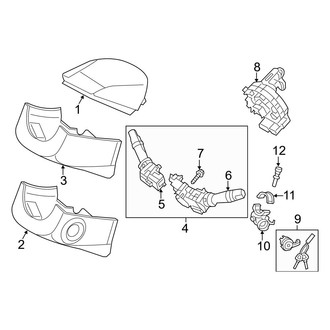 Hyundai OE - Steering Column - Shroud, Switches & Levers