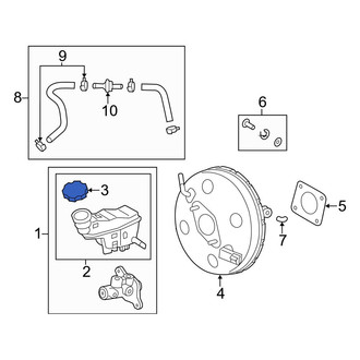 Hyundai OE - Brake Master Cylinder Reservoir Cap