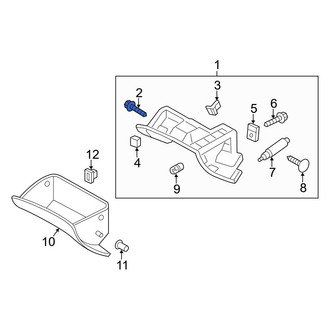 Hyundai OE - Lower Dash Panel Screw
