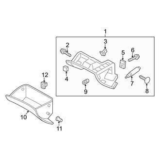 Hyundai OE - Instrument Panel - Glove Box
