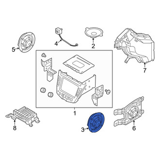 Hyundai OE - Rear Right Speaker