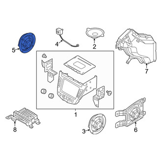 Hyundai OE - Rear Right Speaker