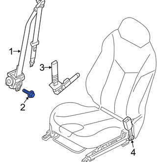Hyundai OE - Seat Belt Lap and Shoulder Belt Bolt