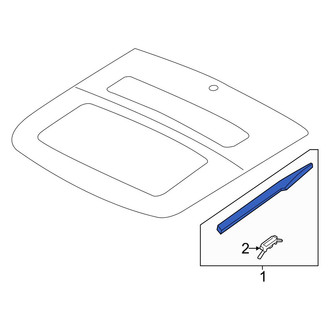 Hyundai OE - Right Roof Molding