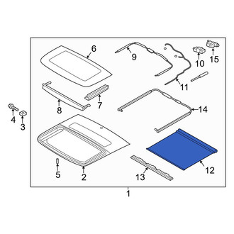 Hyundai OE - Sunroof Cover