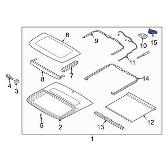 Hyundai OE - Sunroof Motor