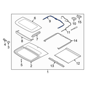Hyundai OE - Sunroof Cable