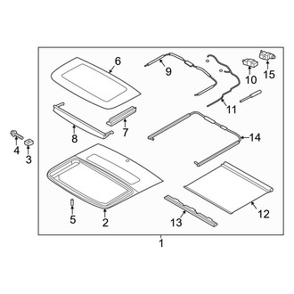 Hyundai OE - Roof - Sunroof