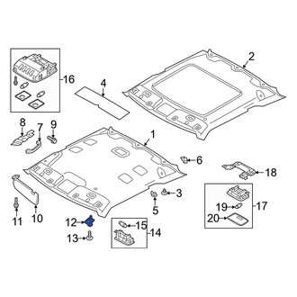 Hyundai OE - Sun Visor Holder