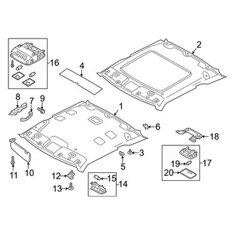 Hyundai OE - Roof - Interior Trim