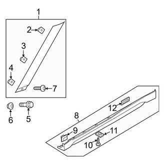 Hyundai OE - Pillars, Rocker & Floor - Exterior Trim
