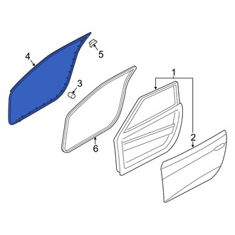 Hyundai OE - Front Right Outer Door Seal