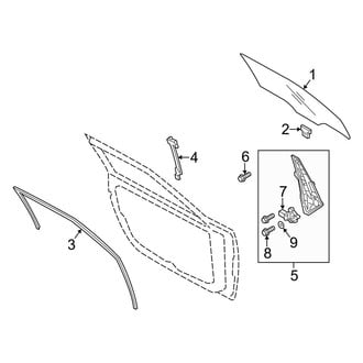 Hyundai OE - Front Door - Glass & Hardware