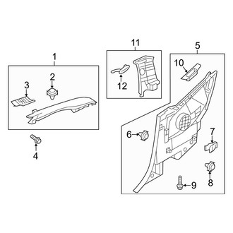 Hyundai OE - Quarter Panel - Interior Trim