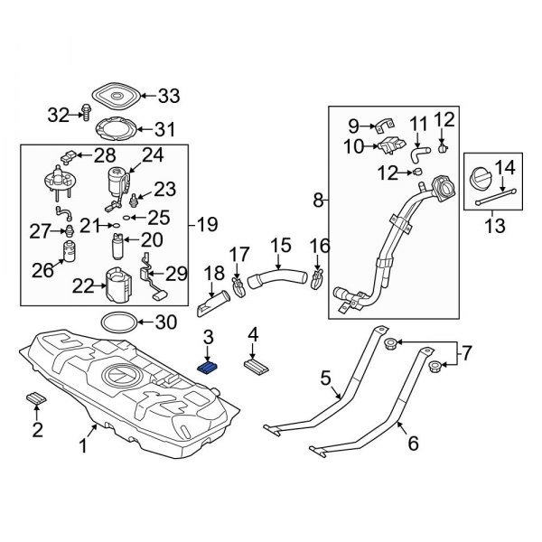 Fuel Tank Insulator