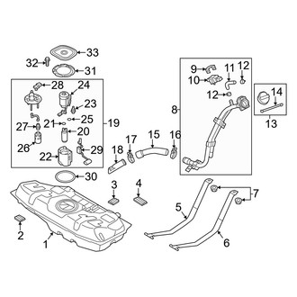 Hyundai OE - Fuel System Components
