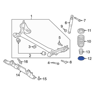 Hyundai OE - Lower Coil Spring Insulator