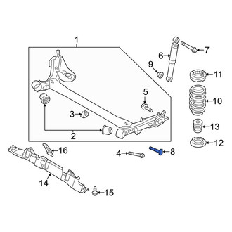 Hyundai OE - Beam Axle Bolt