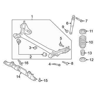 Hyundai OE - Rear Suspension - Suspension Components