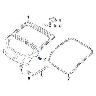 Hyundai OE - Front Inner Hood Stop Buffer