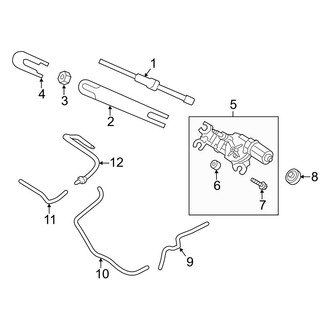 Hyundai OE - Lift Gate - Wiper & Washer Components (Base / Rally Edition / Turbo / Turbo R-Spec)