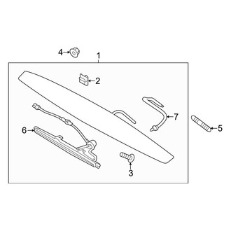 Hyundai OE - Lift Gate - Spoiler (D Engine VIN Character)