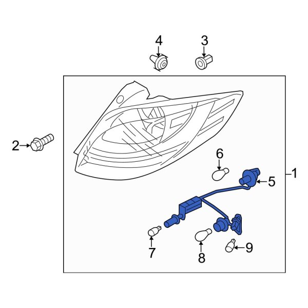 Tail Light Socket