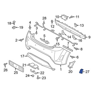 Hyundai OE - Rear Parking Aid Sensor