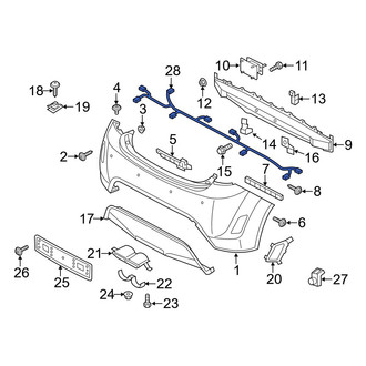 Hyundai OE - Rear Parking Aid System Wiring Harness