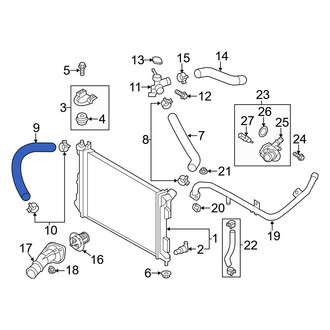 Hyundai OE - Lower Radiator Coolant Hose