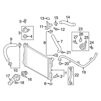 Hyundai OE - Cooling - Radiator & Components