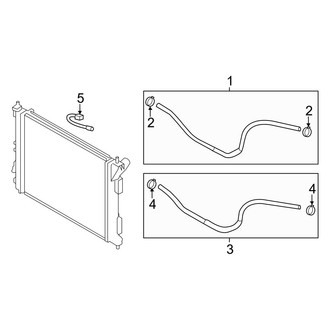 Hyundai OE - Cooling - Trans Oil Cooler Lines (E Engine VIN Character)