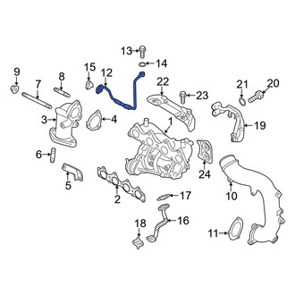 Hyundai OE - Turbocharger Oil Line