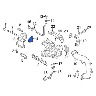 Hyundai OE - Exhaust Pipe Flange Gasket