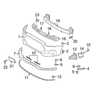 Hyundai OE - Front Left Bumper Guard
